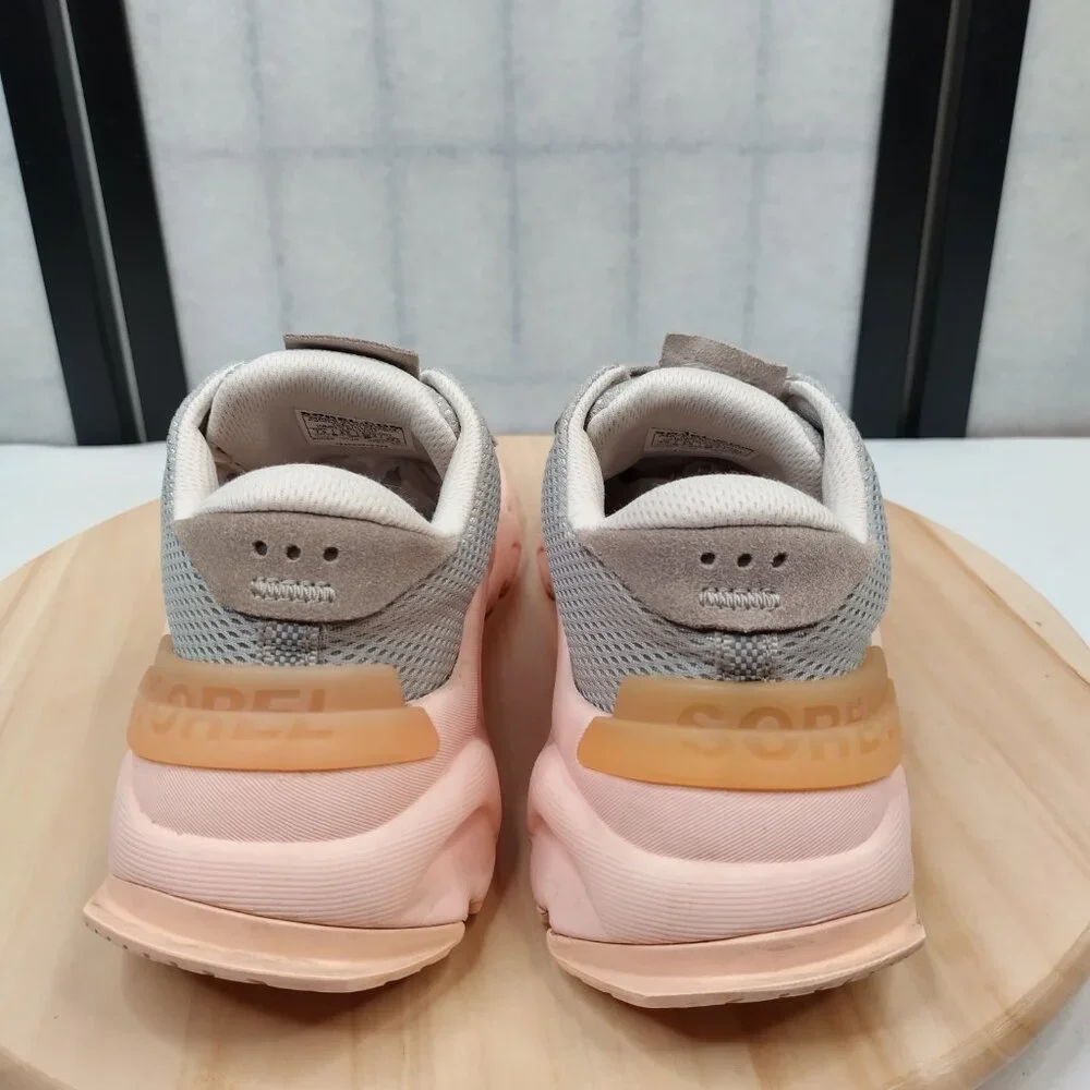Sorel Kinetic RNEGD Sneakers Grey Pink Running Shoes Sneakers Women US 7.5 - Picture 6 of 15